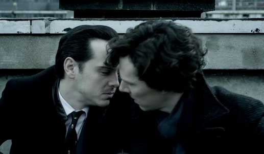 Here is Sherlock’s weakness; a very similar male character.