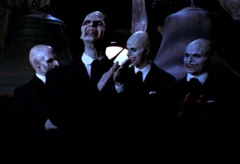 These monsters are an analogy for scaring the shit out of people. (Also the inability for people to express their true feelings through language, but whatever.)