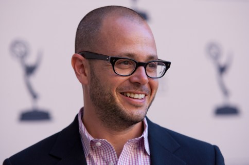 "Lost" co-creator and producer Damon Lindelof arrives at the The Academy of Television Arts & Sciences Producers Peer Group Primetime Emmy Awards cocktail reception on Sunday, Aug. 22, 2010, in Beverly Hills, Calif. (AP Photo/Jason Redmond)